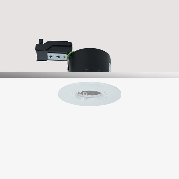 GU10 Large Fire Rated IP65 Downlight Ceiling Installation