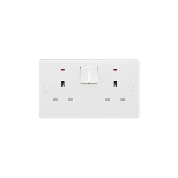 Nexus 13A Double Switched Socker with LED