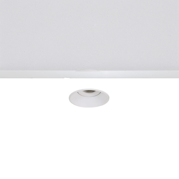 Tiltable Trimless Fire Rated GU10 Downlight in White - IP20