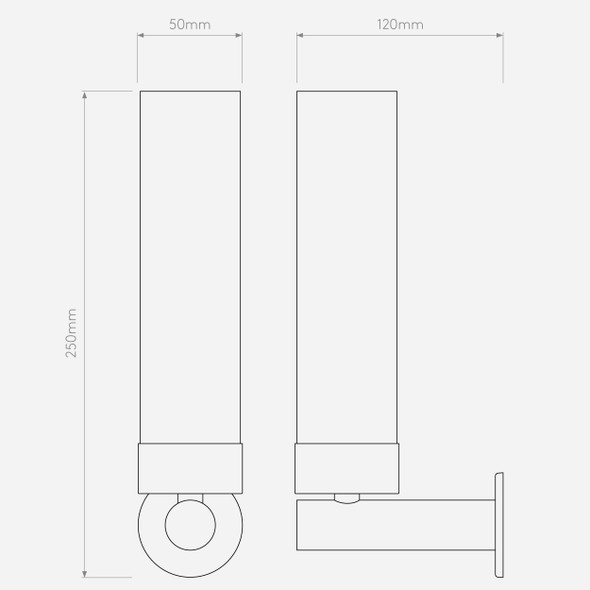 Tube 120 - Polished Chrome