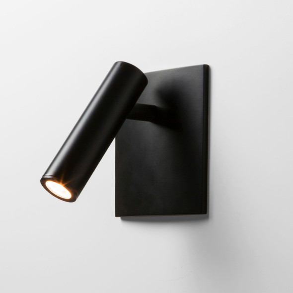 Enna Square Unswitched LED - Matt Black