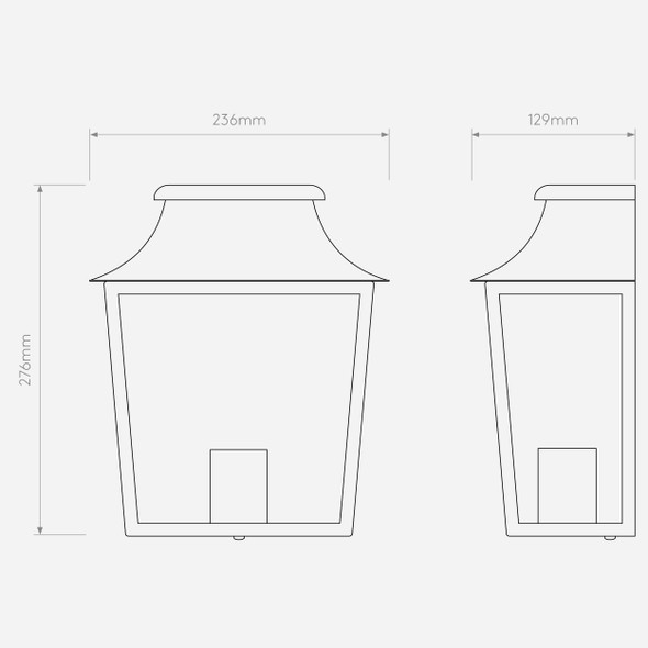 Richmond Wall 235 - Textured Black