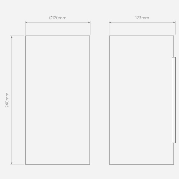 Yuma 240 LED - Textured Black