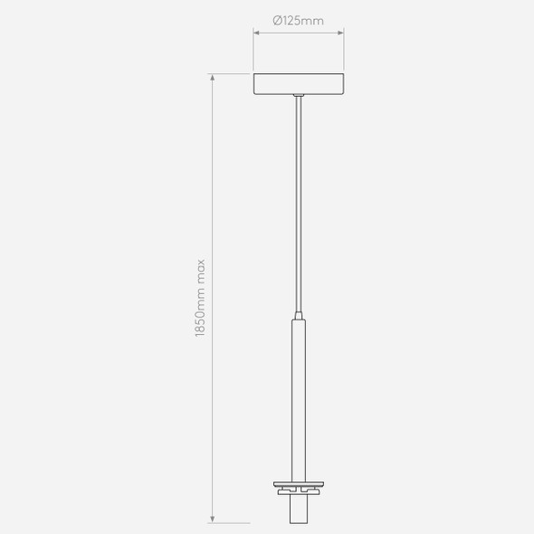 Tacoma Pendant - Antique Brass