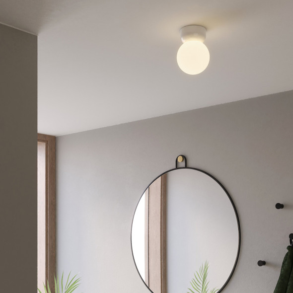 Lyra Ceiling 140 - Gloss Glaze White