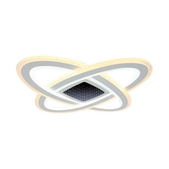 130W Smart LED Flush Ceiling Light on white background, dimmable, remote & app controlled