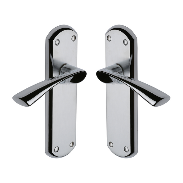 Atlanta Door Handle on Plate