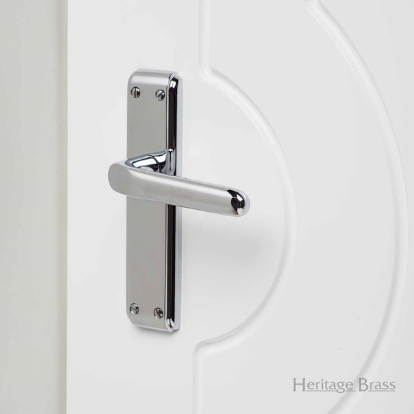 Deco Door Handle on Plate