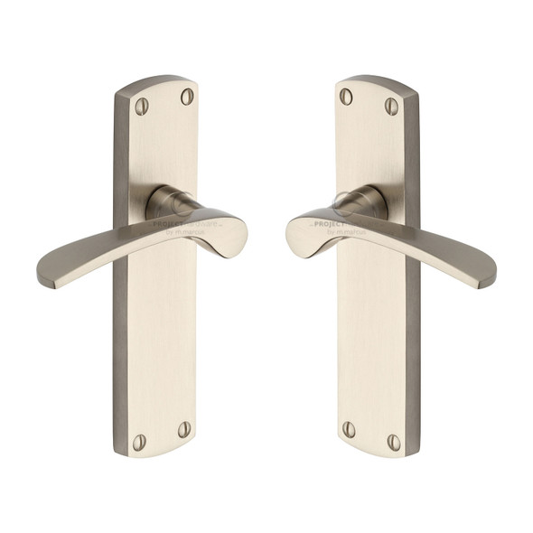 Luca Door Handle on Plate