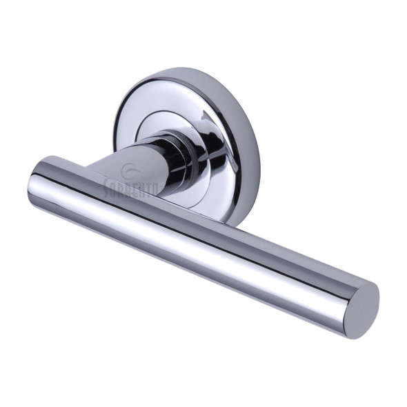 Shuttle Door Handle on Round Rose