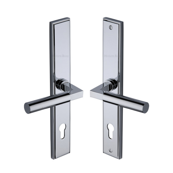 Bauhaus LH Door Handle on Plate