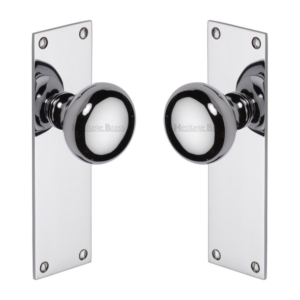 Balmoral Door Knob on Plate