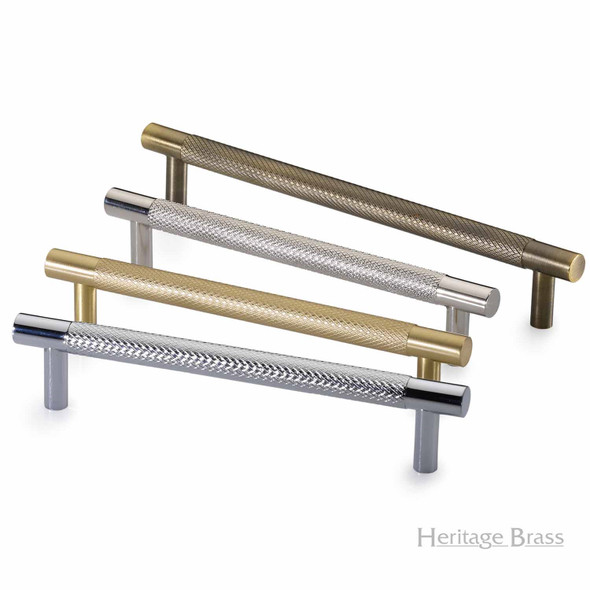 Partial Knurled Cabinet Pull Handle