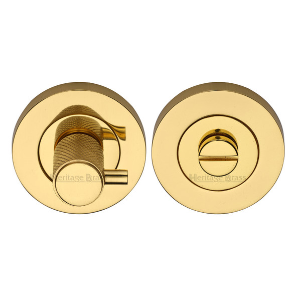 Heritage Brass Knurled Turn and Release with Peg