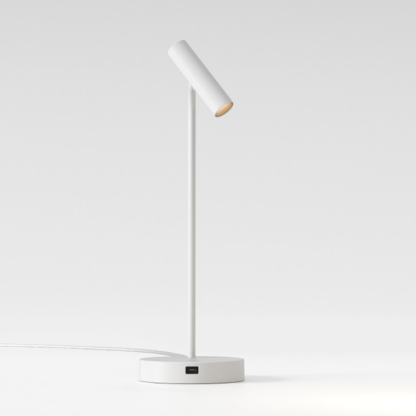 Enna Desk USB C - Matt White