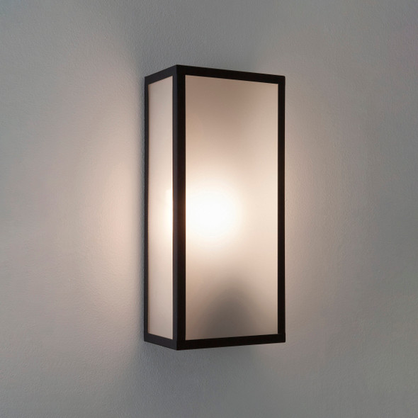 Messina Sensor - Textured Black / Frosted Glass