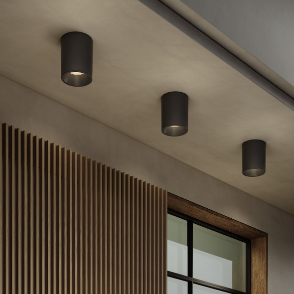 Kos Round 140 LED 3000K - Textured Black