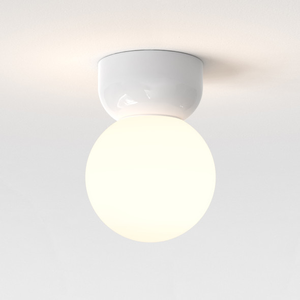 Lyra Ceiling 140 - Gloss Glaze White
