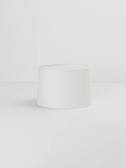 Tapered Round 215 - White Fabric