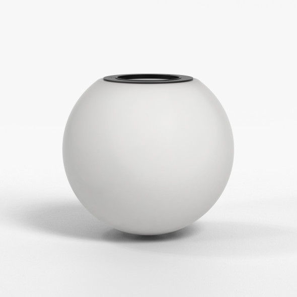 Nara Globe Glass - White (Opal)