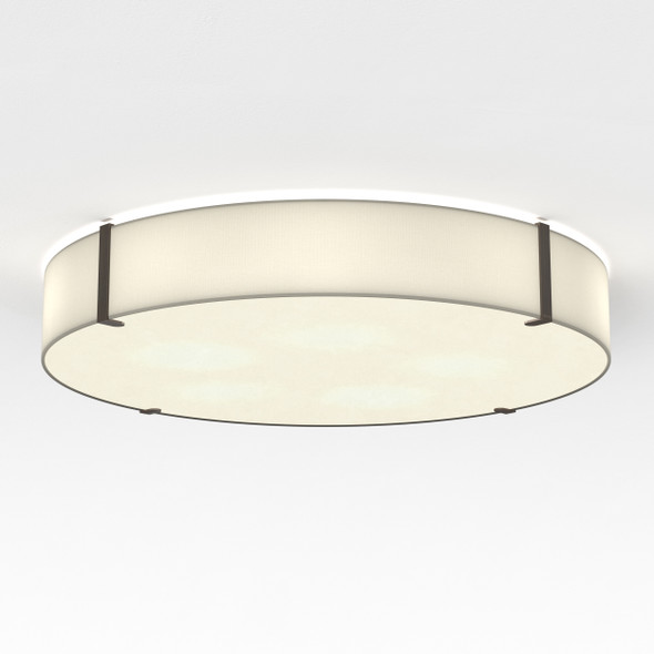Elba Round 800 - White Fabric