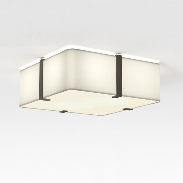 Elba Square 350 - White Fabric