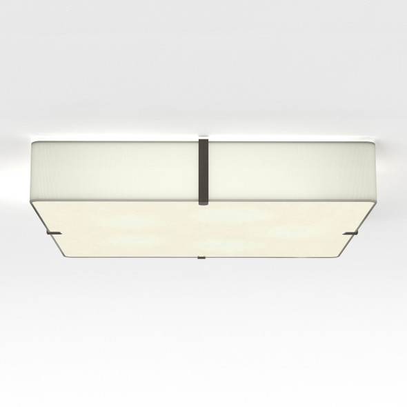 Elba Square 700 - White Fabric