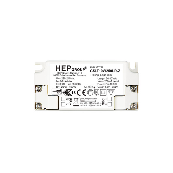 LED Driver CC 250mA 10.5W Phase Dim
