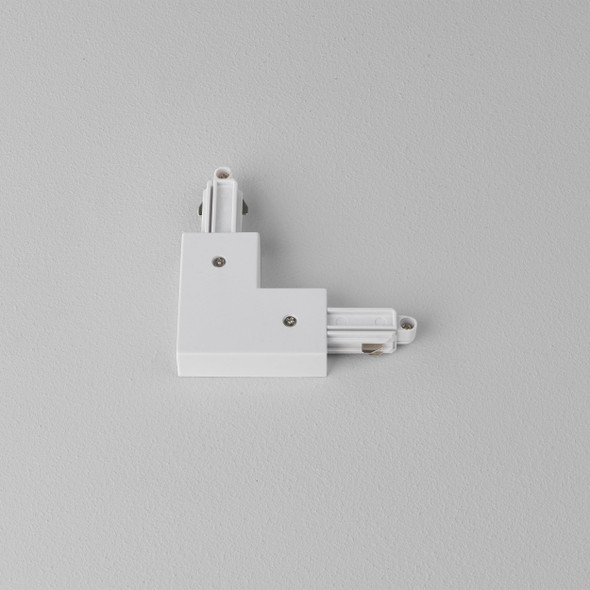 Track 90° Corner Connector Right - Matt White