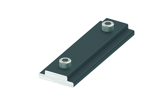 48V Double Track Straight Bracket - Matt Black