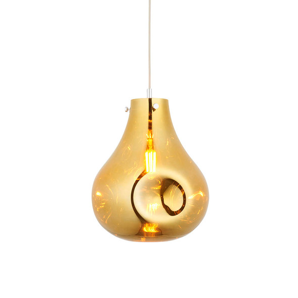 Europa Large Pendant, Gold