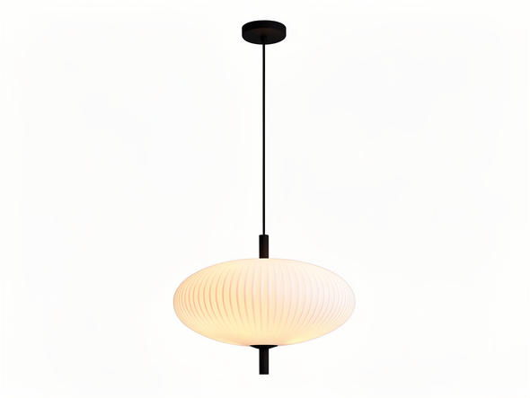 Ceiling Pendant Light in Matt Black and Antique Gold - IP20