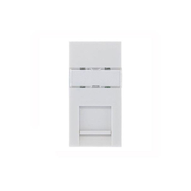 CAT5 RJ45 Module in White Finish