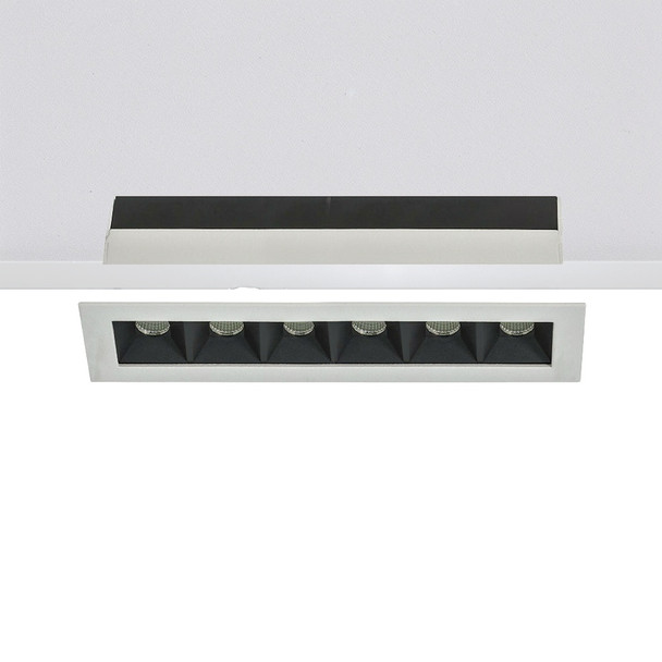 12W Dimmable LED Downlight in Matt White 3000K