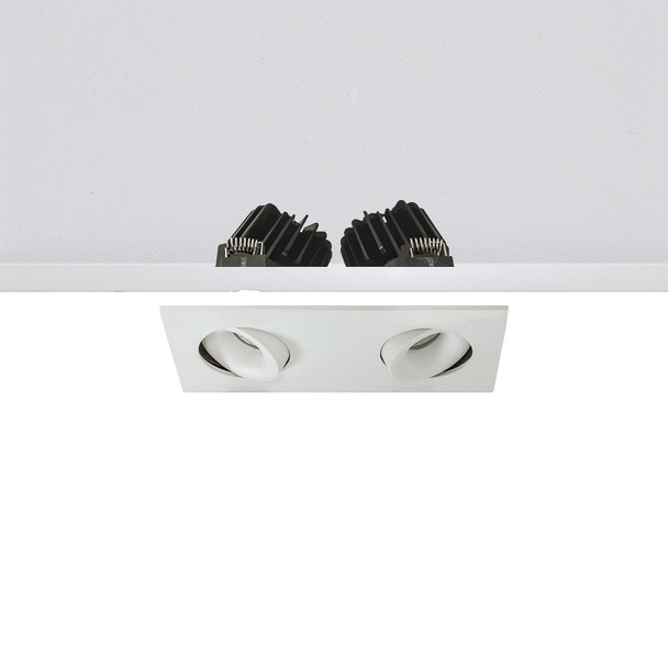Twin Mini Dimmable LED Downlight 4K IP65 Fire-Rated