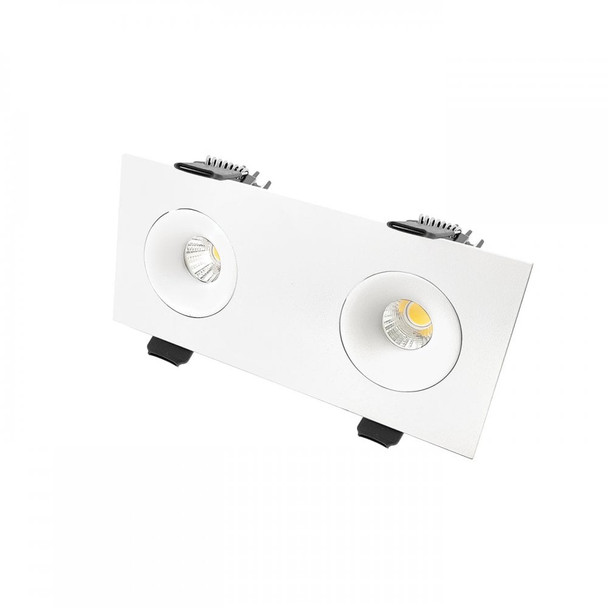 Twin Dimmable LED Downlight Front