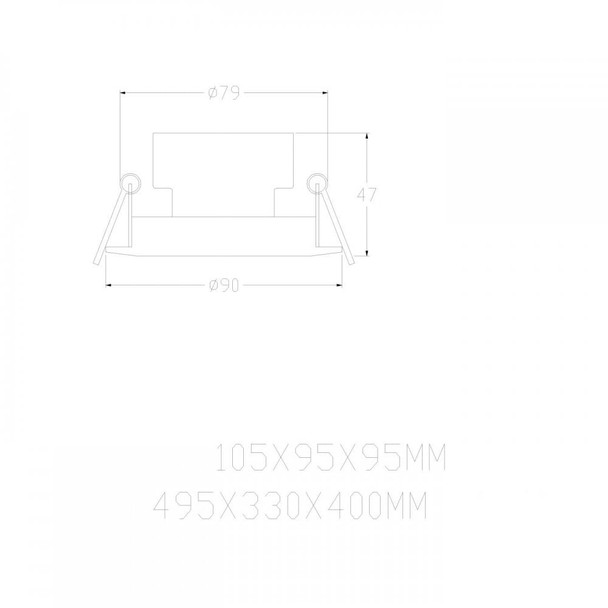 Halo Die Cast Aluminium Tiltable LED Downlight