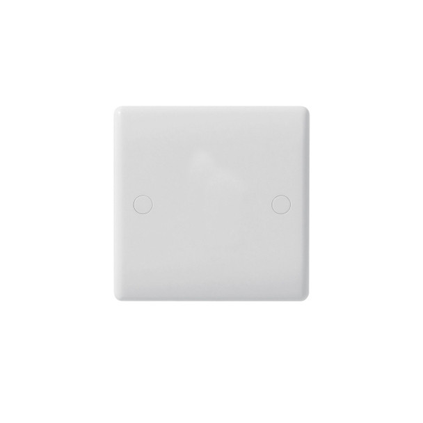 Nexus White One Gang Blank Plate