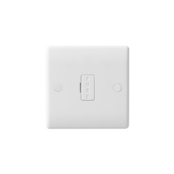 White Plastic Fused Spur