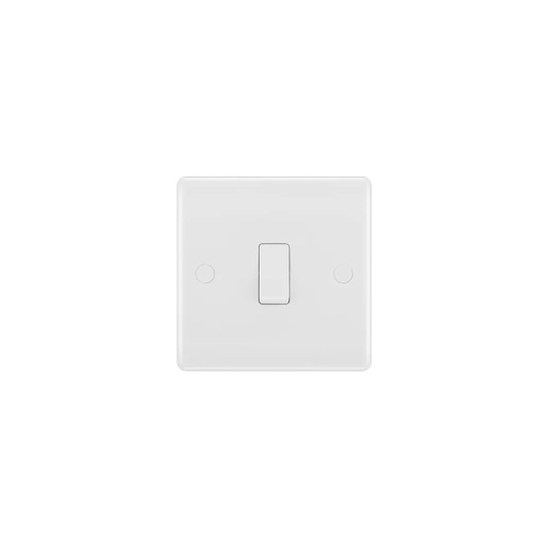 Nexus White 20A Single Gang Rocker Switch