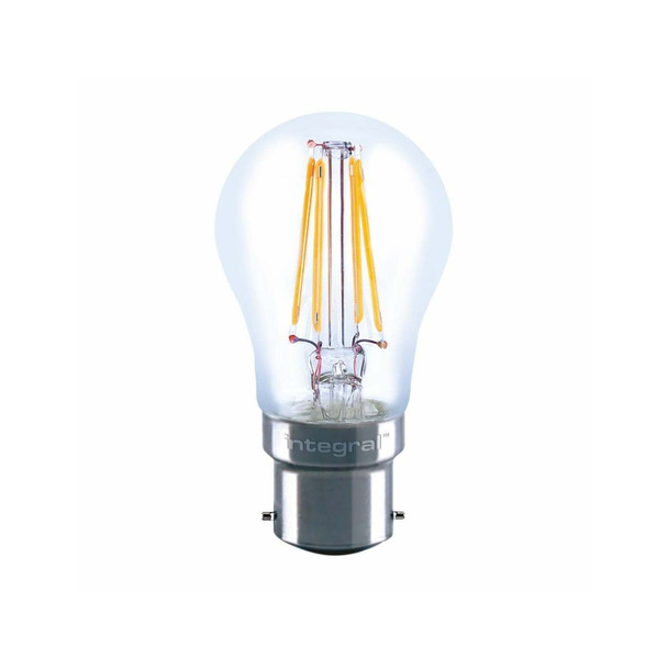 Integral 3.4 Watt LED Dimmable BC Golf Ball Bulb Warm White 2700K