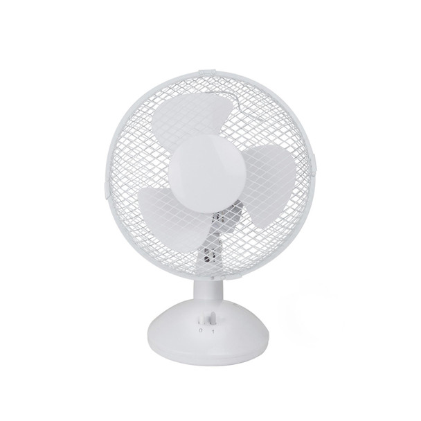 9" 2-Speed Oscillating Adjustable Pedestal Desk Fan