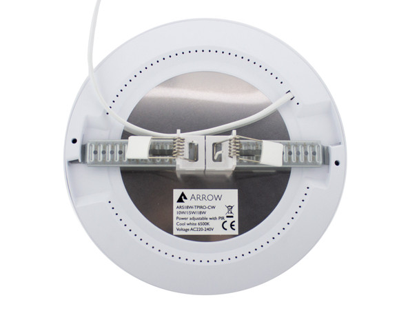 Small Flush LED Panel Light Back Mount