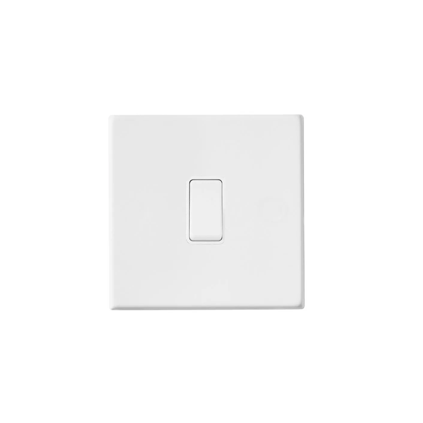 Gloss White 1 gang 20AX 2 Way Rocker