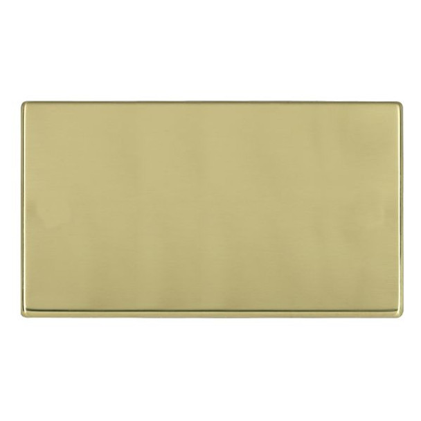 Hartland CFX Polished Brass Double Blank Plate