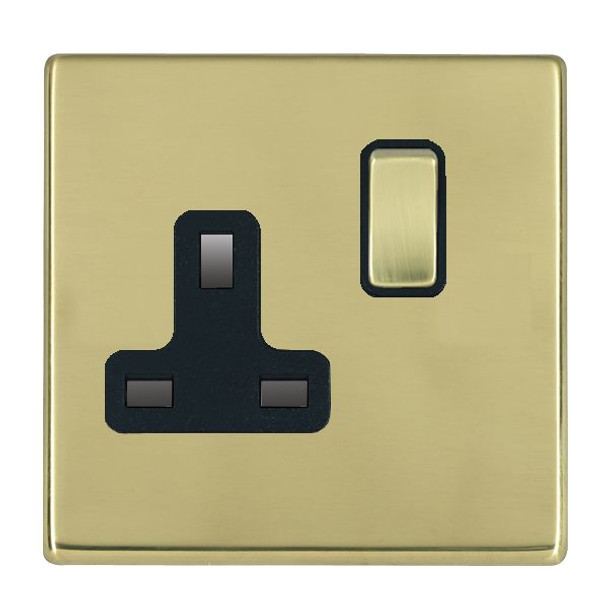 Single Socket in Brass