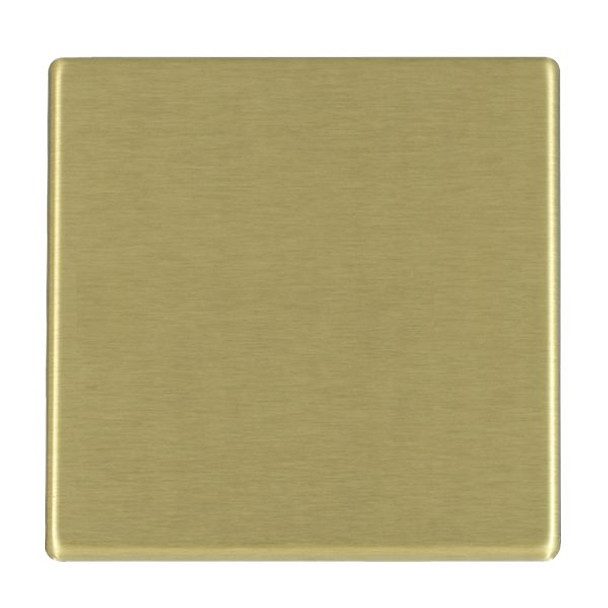 Hartland CFX Satin Brass Single Blank Plate