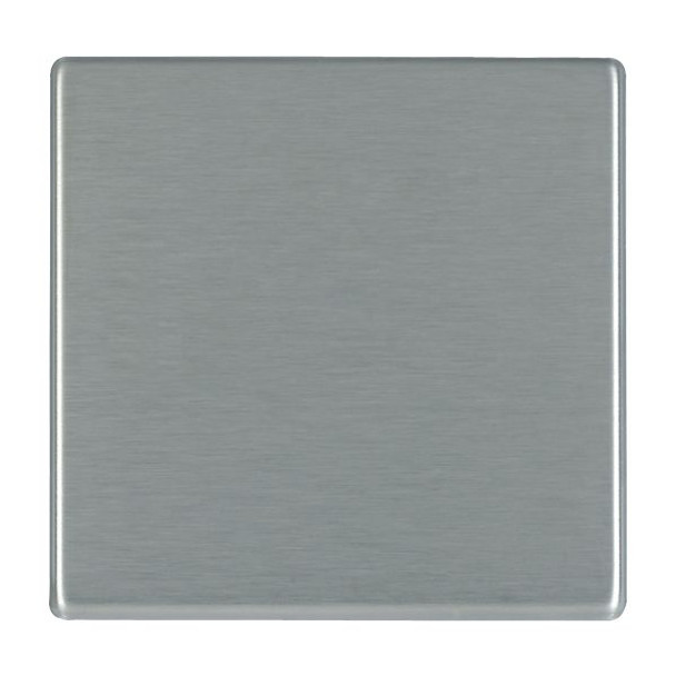 Hartland CFX Satin Steel Effect Single Blank Plate
