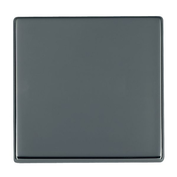 Hartland CFX Black Nickel Single Blank Plate