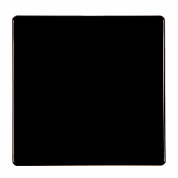 Hartland CFX Colours Jet Black Single Blank Plate